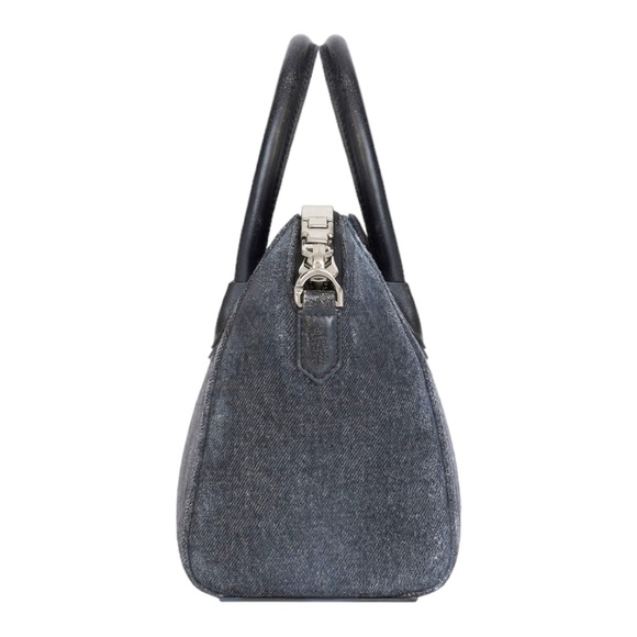 ๐ ๐ Givenchy Mini Antigona Top-Handle Bag in Washed Denim - Picture 11 of 11